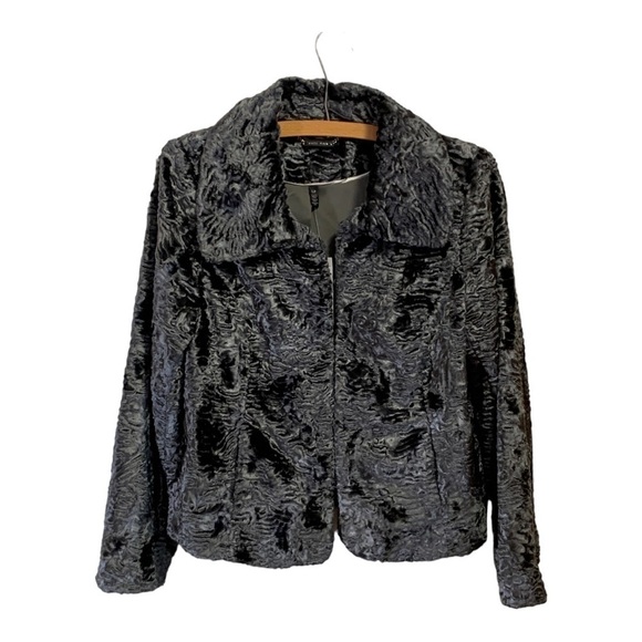New With Tags WH | BM Dark Gray  Persian Cropped Coat-  LP - Picture 1 of 12